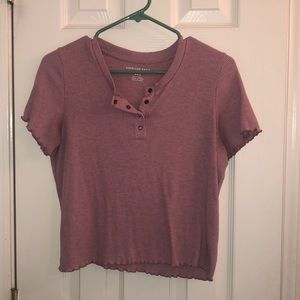 AE Pink Baby Tee (Medium)